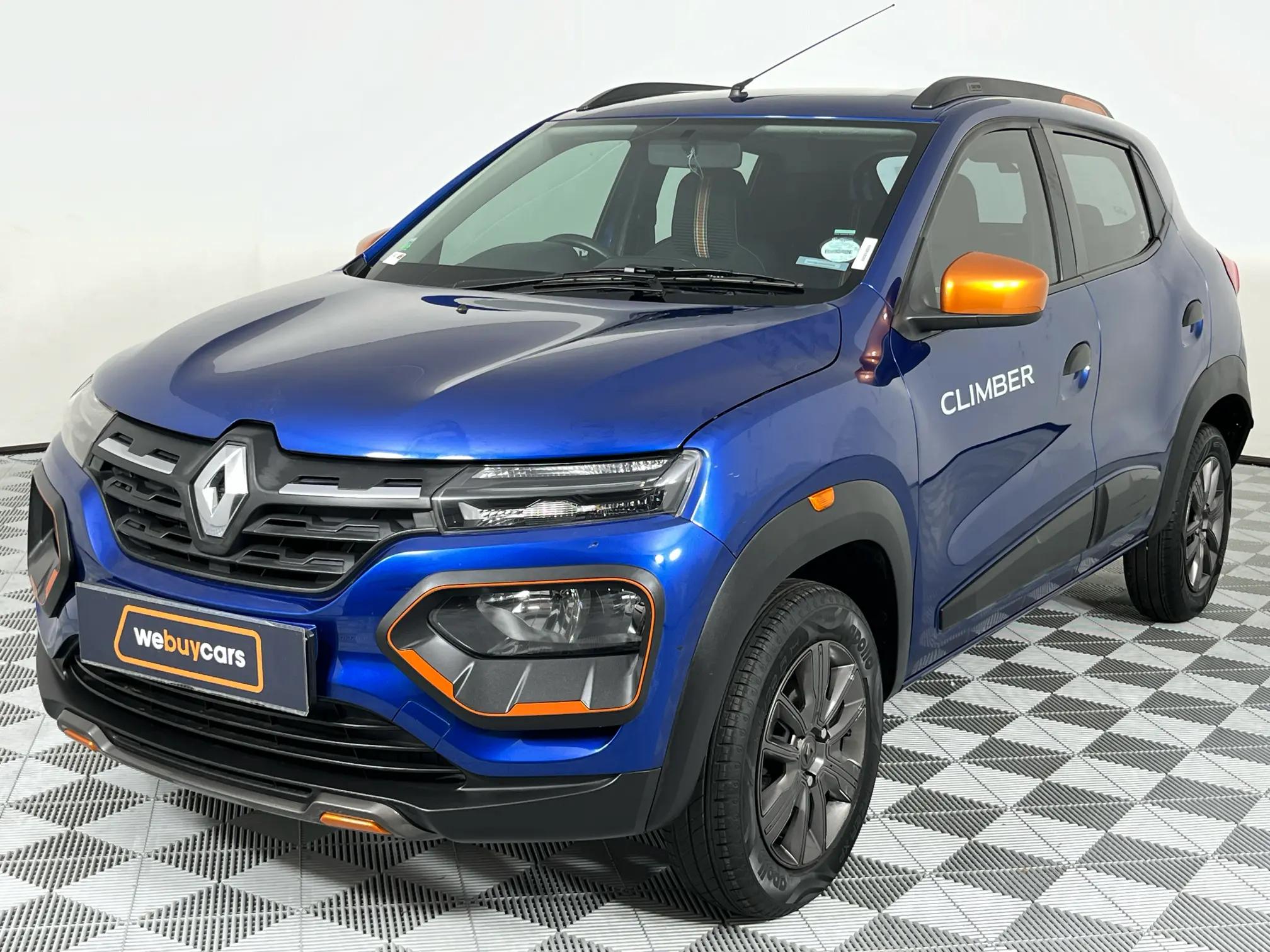 Kwid electric store blue