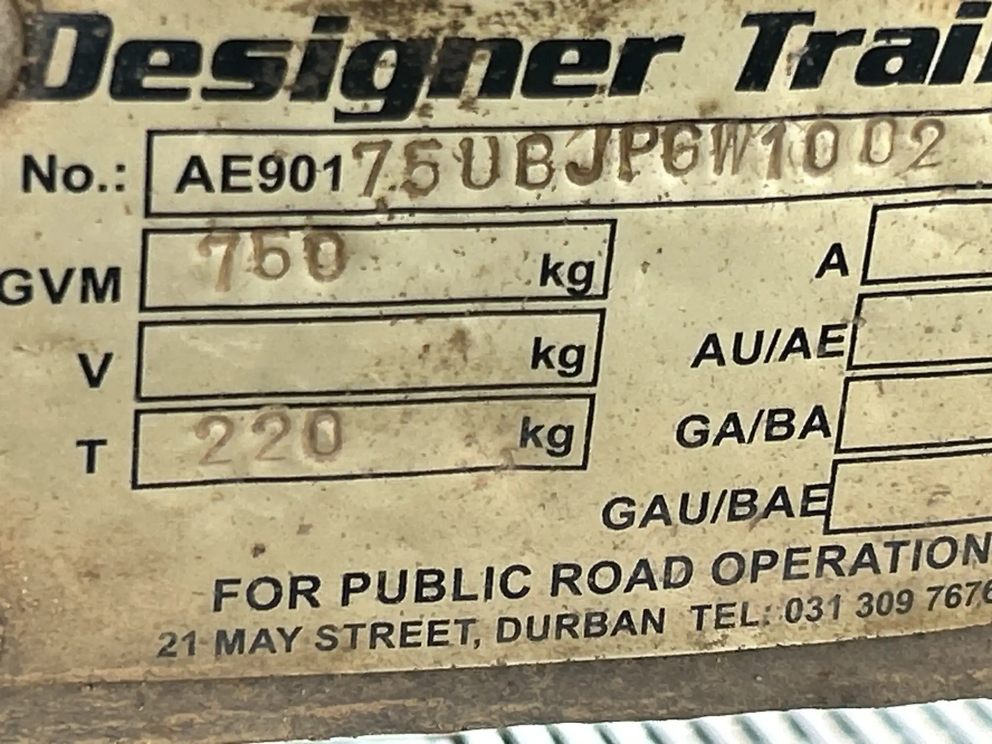 Designer Trailers 9 meter